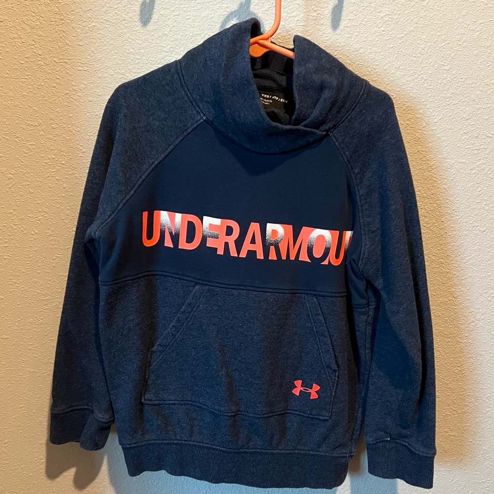 Under Armour size youth xs pullover mock neck sweater